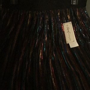 Lightweight Beautiful Black Holiday Colorful Skirt 🦋🌈💎💃🏽🌈